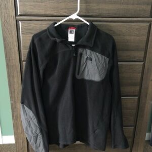 The North Face Men's Black and Gray Lightweight Jacket